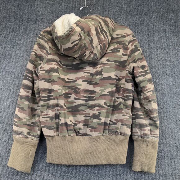 Disney Men's Full Zip Quilted Lined Hooded Jacket Camouflage M Mickey - Picture 6 of 13